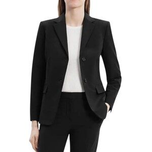 Theory Carissa Black Classic Suit – Tailored Slim Fit Size 2 New With Tags